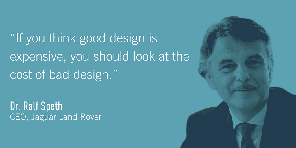 UX Design quote by Ralf Speth