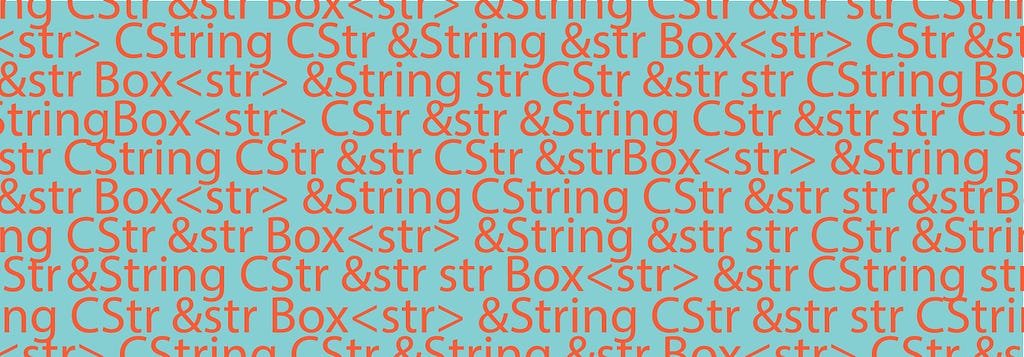 Strings in Rust, image created by Başak Ünal