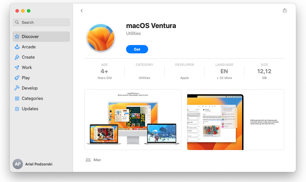 Downgrade macOS Sonoma to Ventura from App Store.
