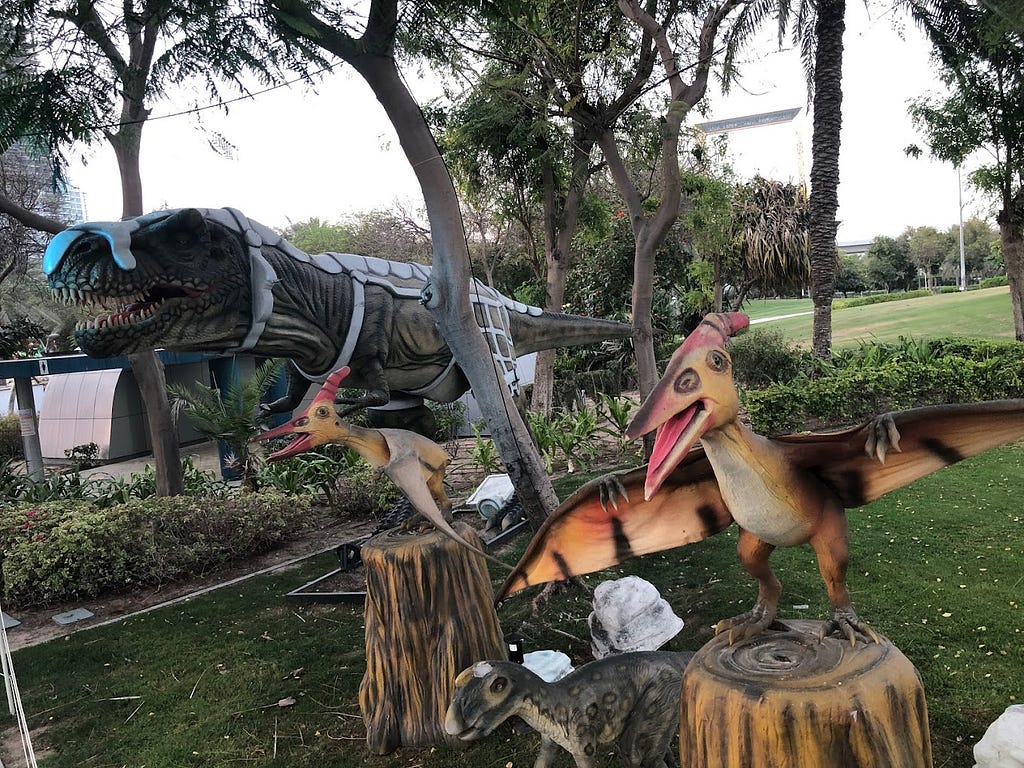 Dinosaur Park Dubai Garden Glow