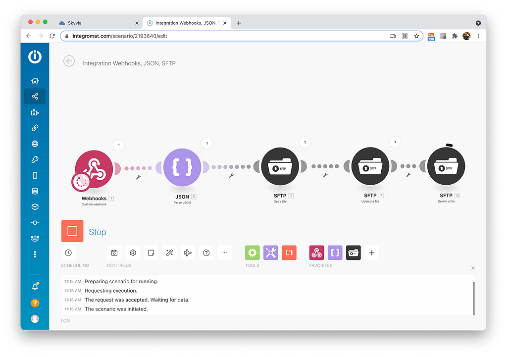 integromat etl workflow