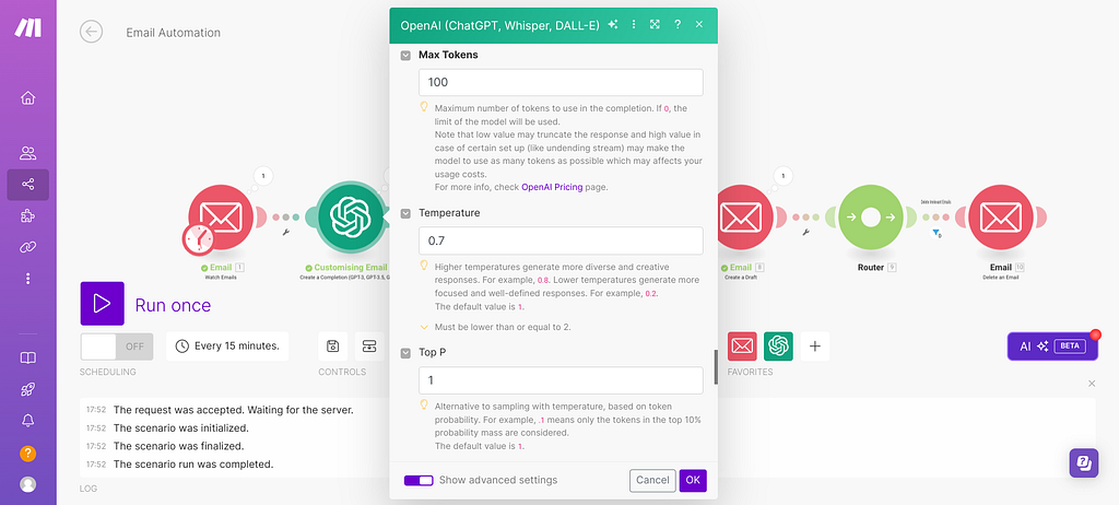 Setting up with Open AI modules