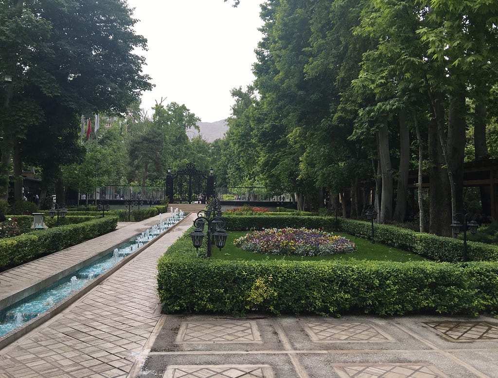 Photo: A historic garden in Iran — Courtesy of the author