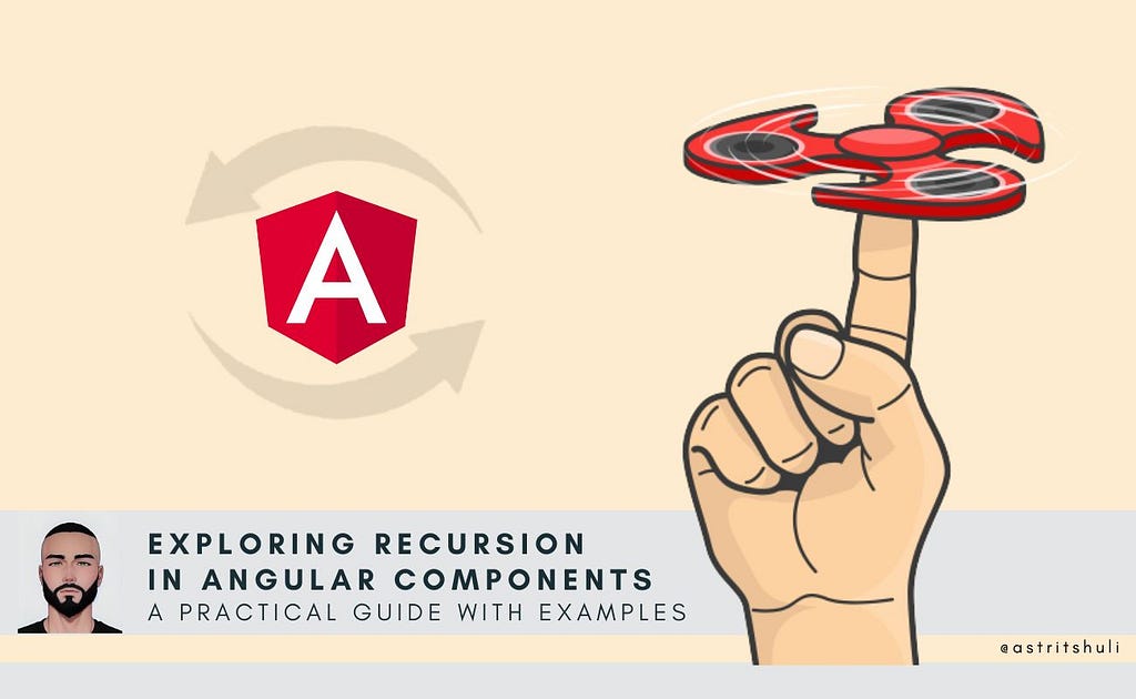 Exploring Recursion in Angular Components: A Practical Guide with Examples. Photo Credits: @itsastritshuli