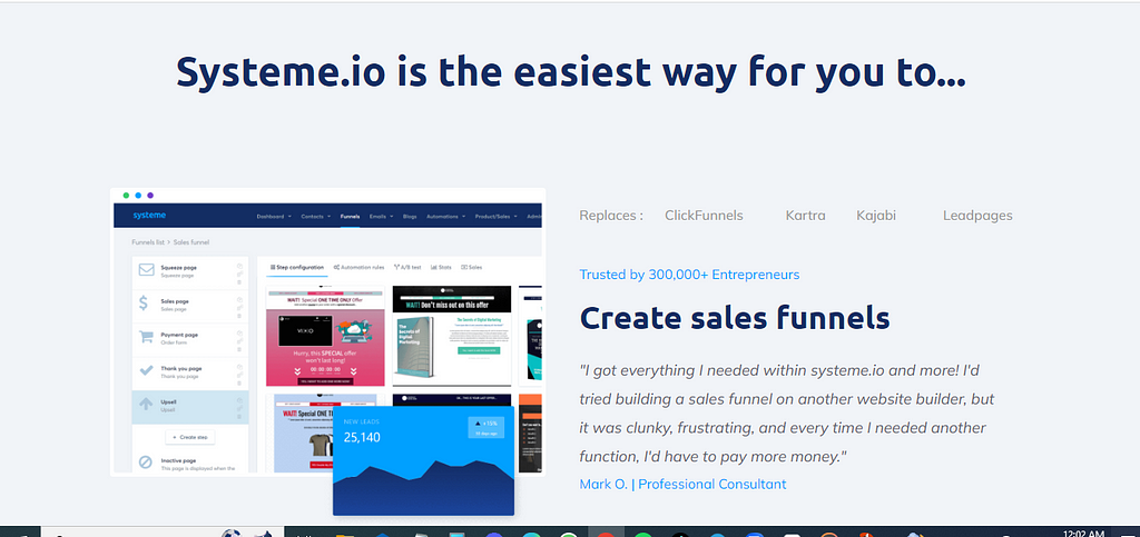 How I Built a Marketing Funnel with Systeme.io