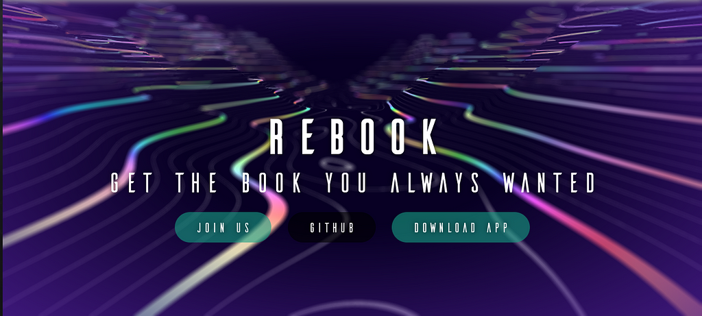 ReBook Homepage