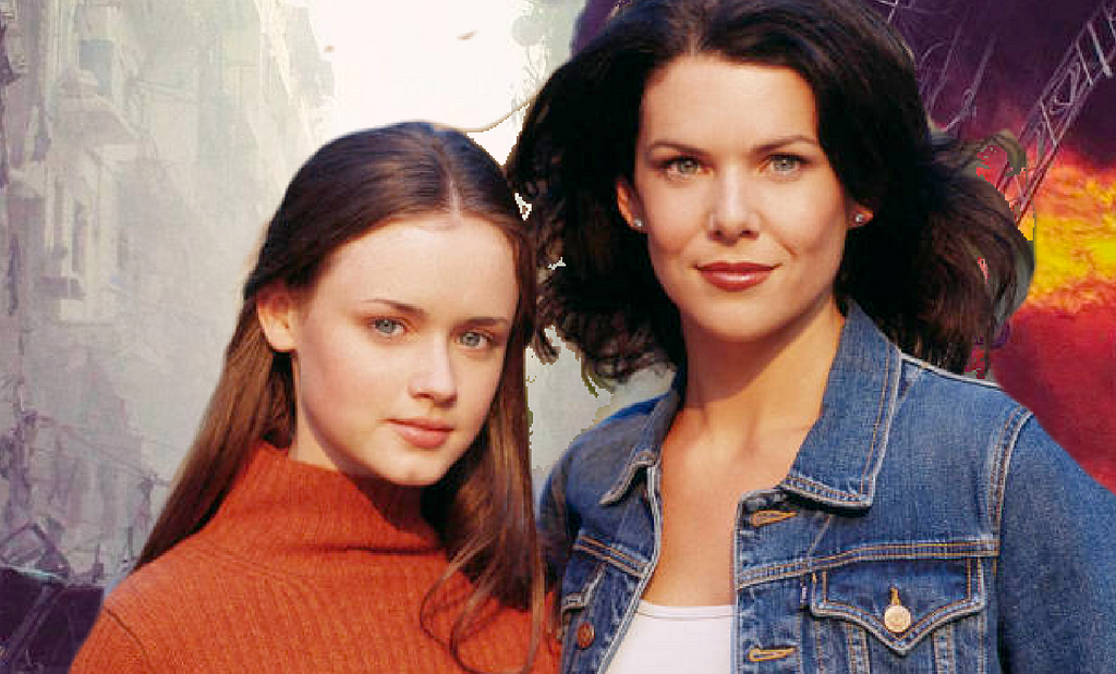 The actual Gilmore Girls from the Gilmore Girls show who will of course not be the people actually starring in this new show which is basically the same concept of a wise-cracking Mother Daughter pair who are really attractive living in New England, but now with more kill kill, stab stab energy that drives the youth demographic wild!