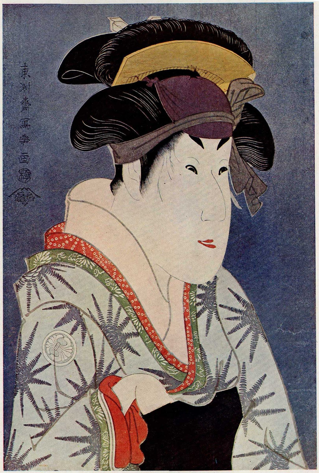 Segawa Kikujurō III as Oshizu, Wife of Tanabe