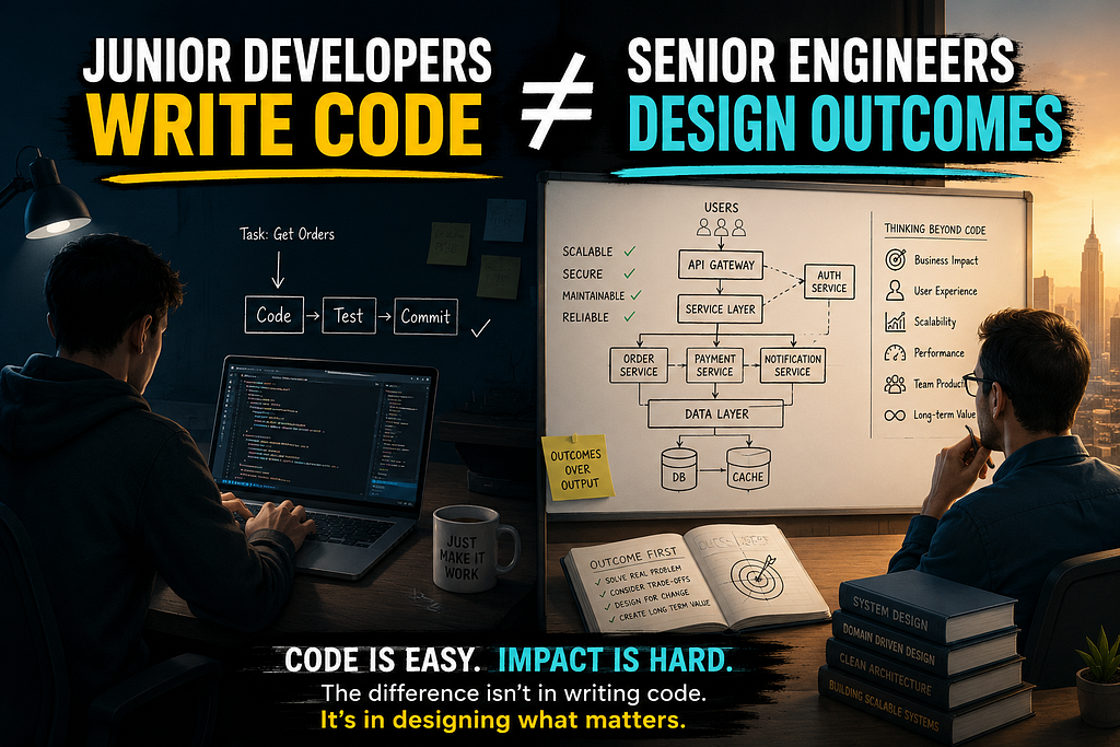 Junior Developers Write Code — Senior Engineers Design Outcomes