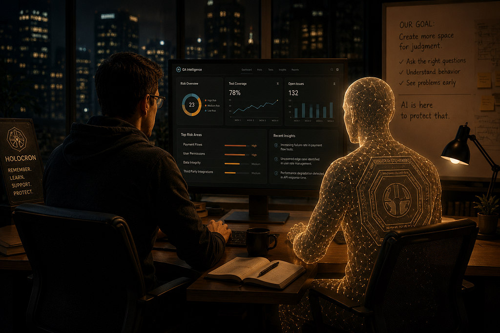 We Didn’t Put AI in Place of QA. We Put It Beside QA.