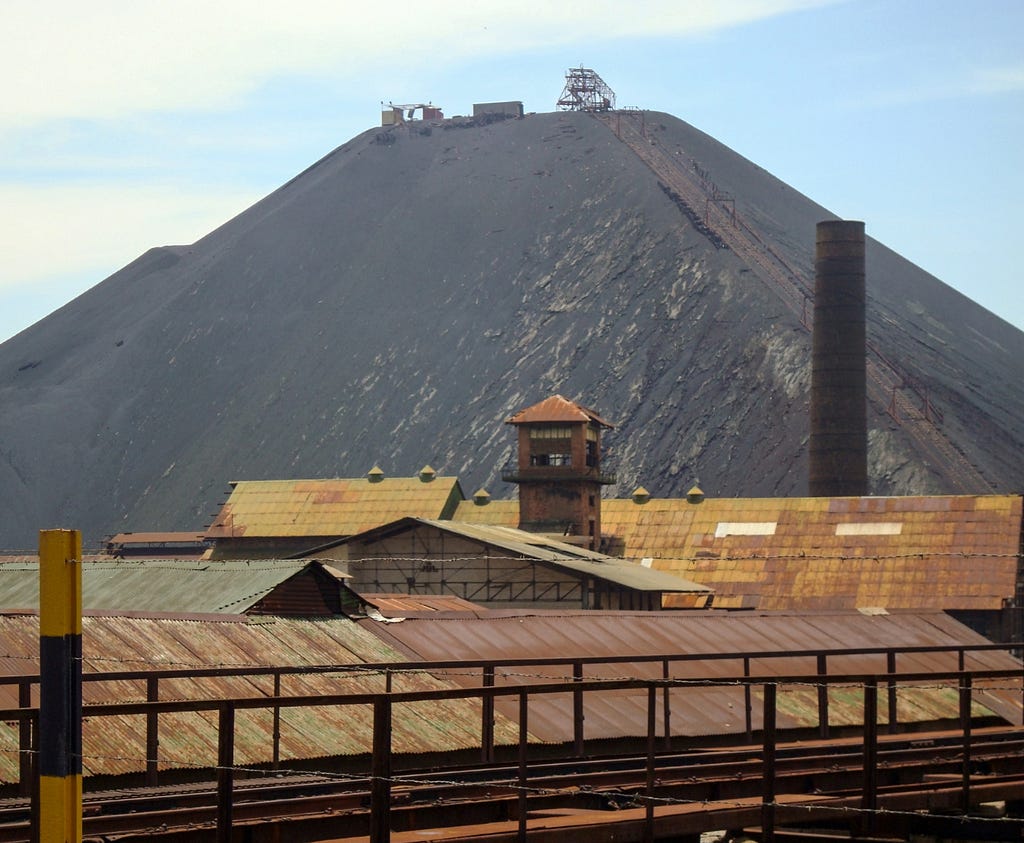 Copper mines in Africa