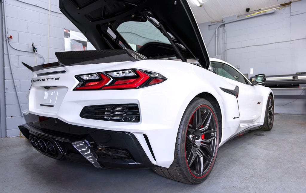 2023 Chevrolet Corvette Z06 – 3M Paint Protection Film Installation by Pro Tint of Florida in Orlando