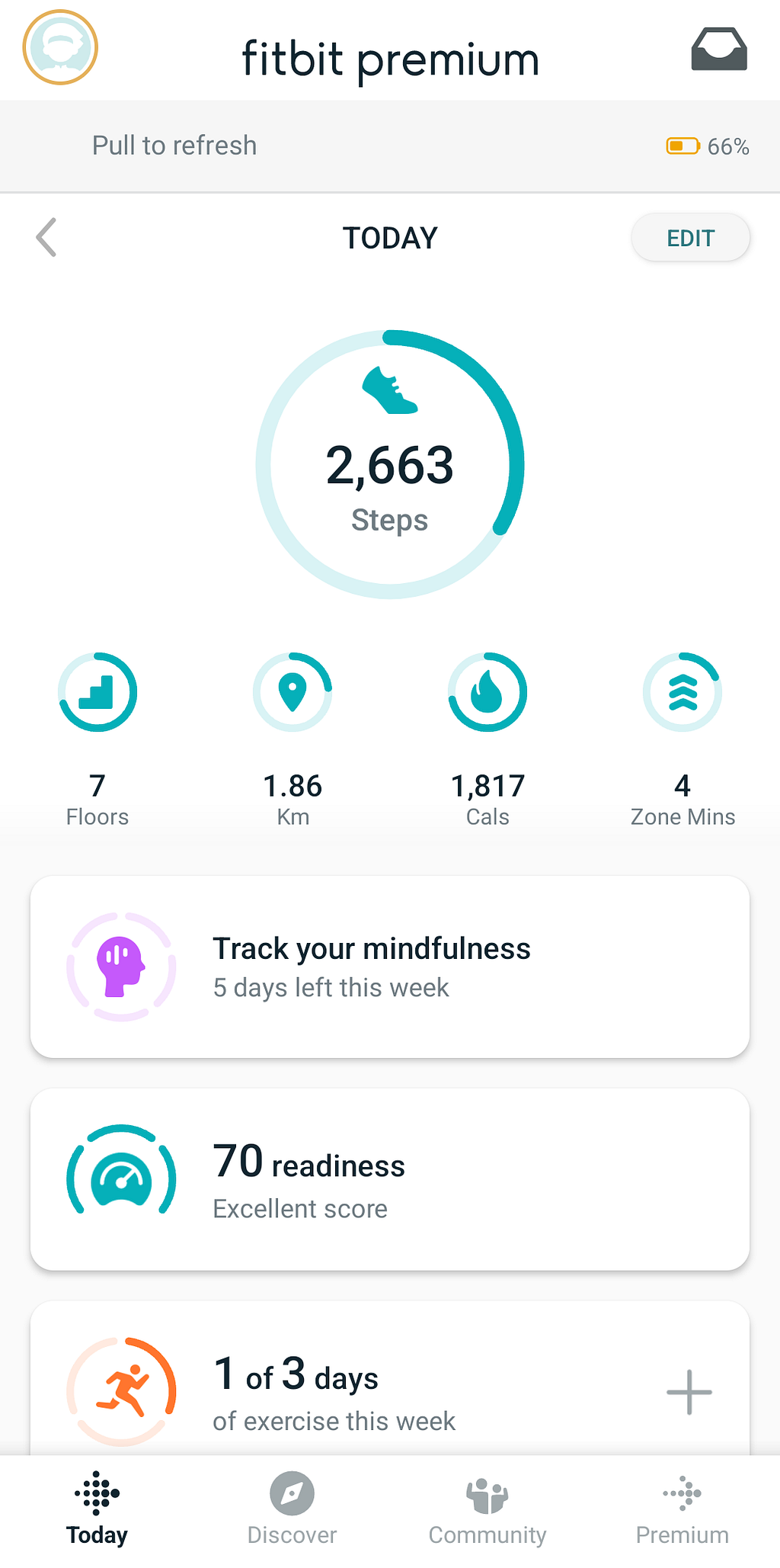 Fitbit Premium Dashboard