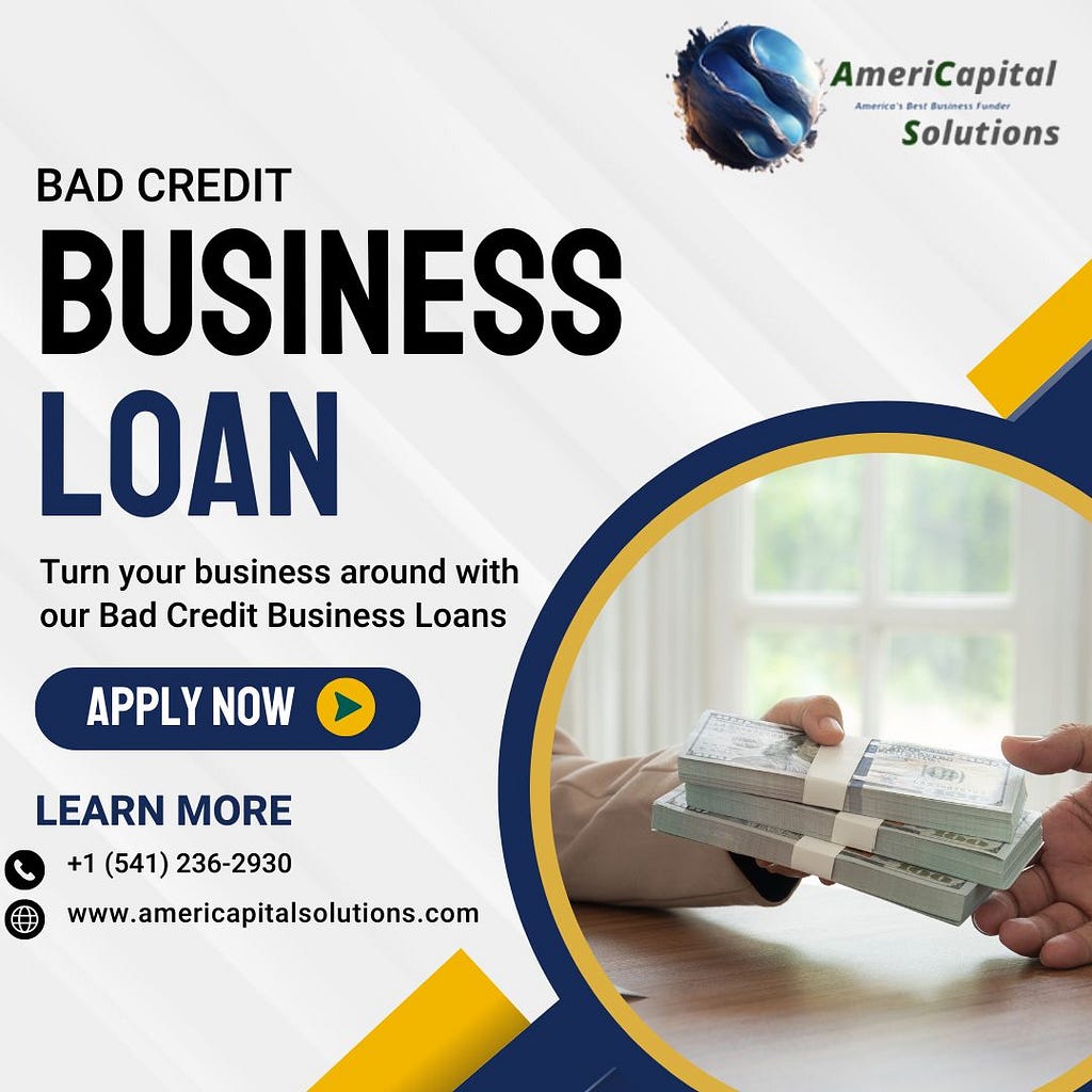 Bad Credit Business Loan