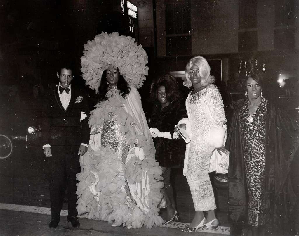 Guests at a Tenderloin drag ball, circa 1965. (Photo by Henri Leleu, courtesy of the Gay, Lesbian, Bisexual, Transgender Historical Society)