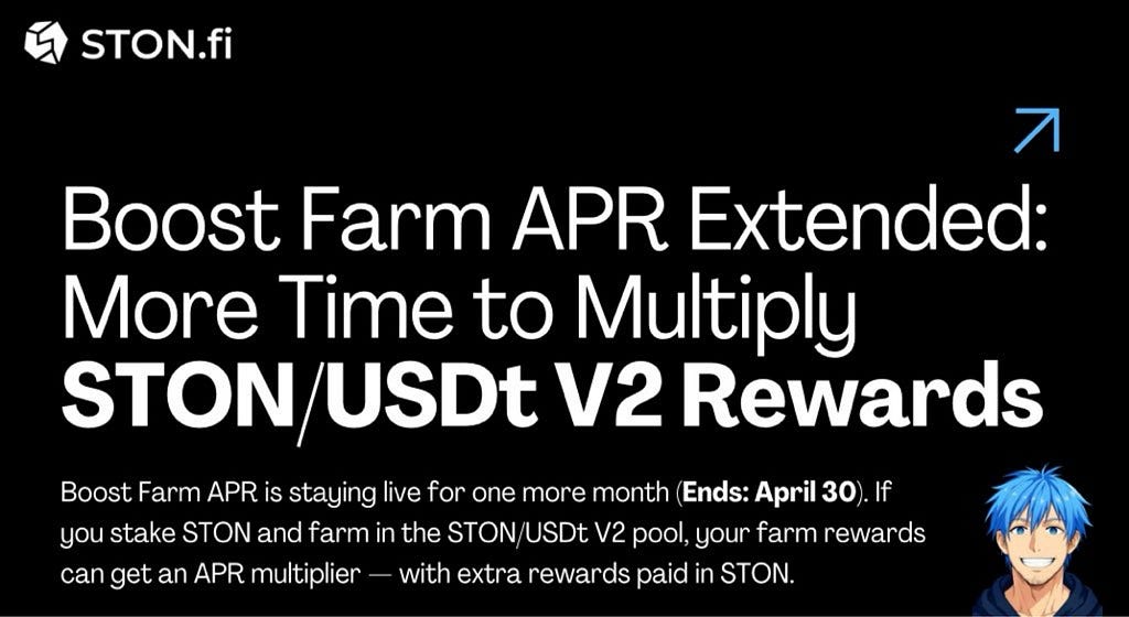 Boosted, Not Rushed: How I’m Making the Most of the Extended STON/USDt V2 Farm APR