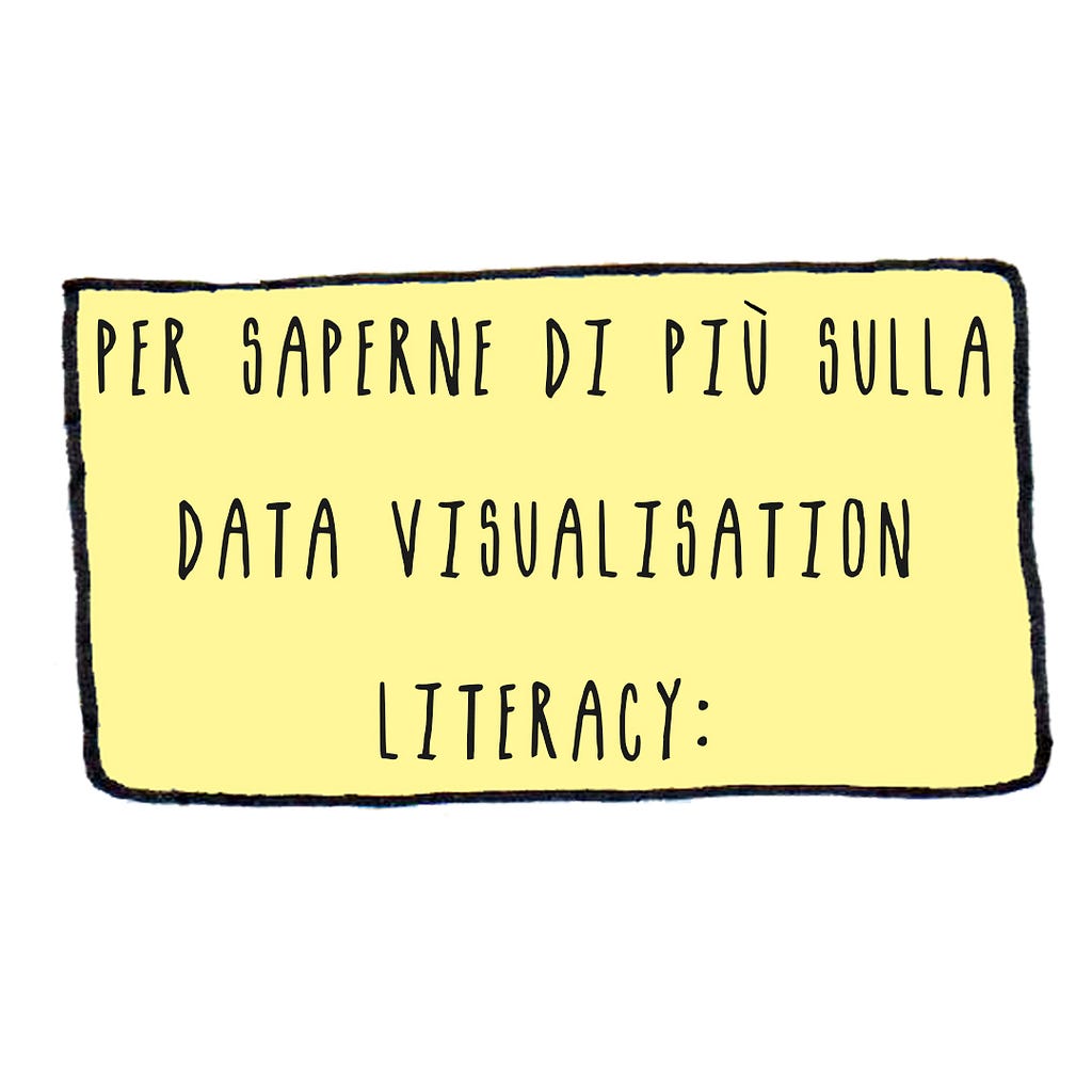 Per saperne di più sulla data visualization literacy
