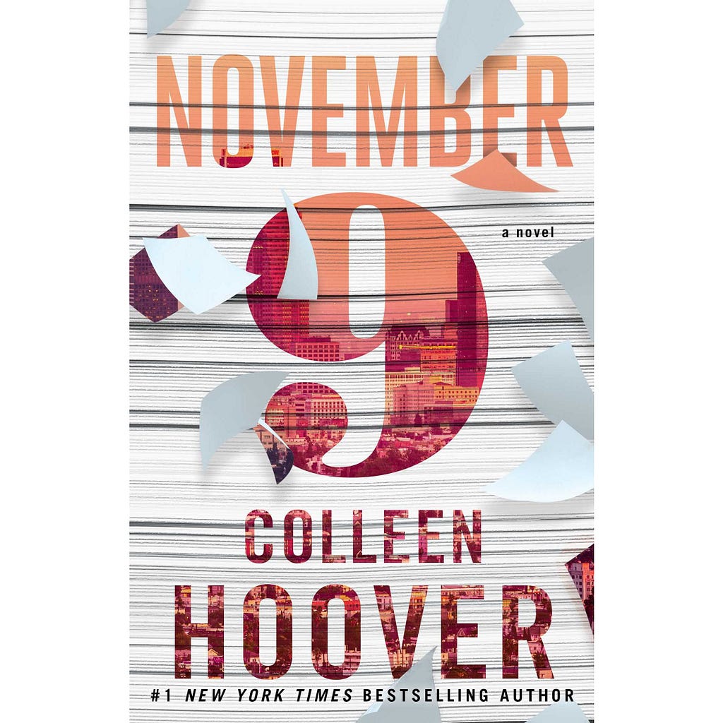 November 9 by Colleen Hoover. Book Cover