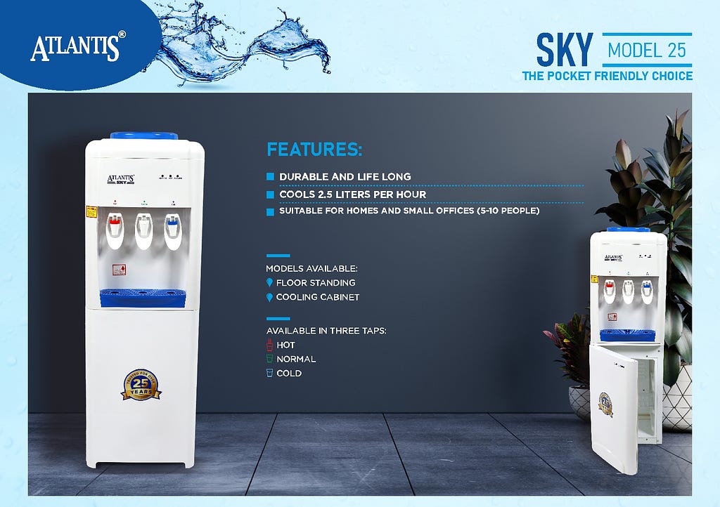 Atlantis Sky Water Dispenser