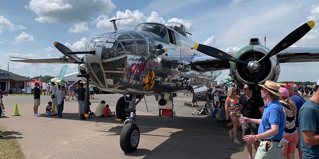 Photo of the B-24 bomber Panchito from Sun-n-Fun 2018