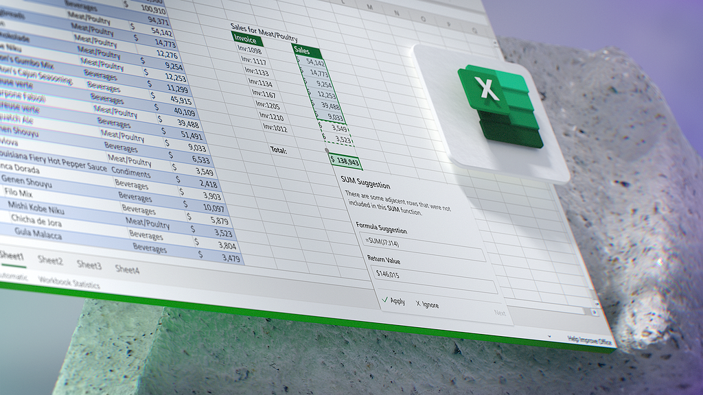 Excel UI.