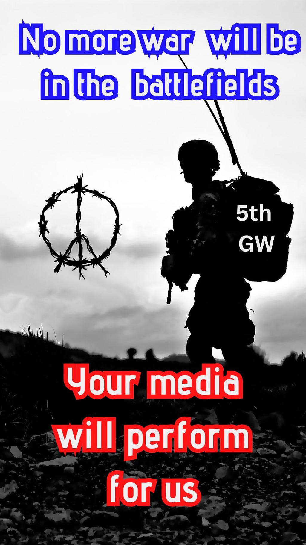 it is 5th generation warfare, now we will fight through your media