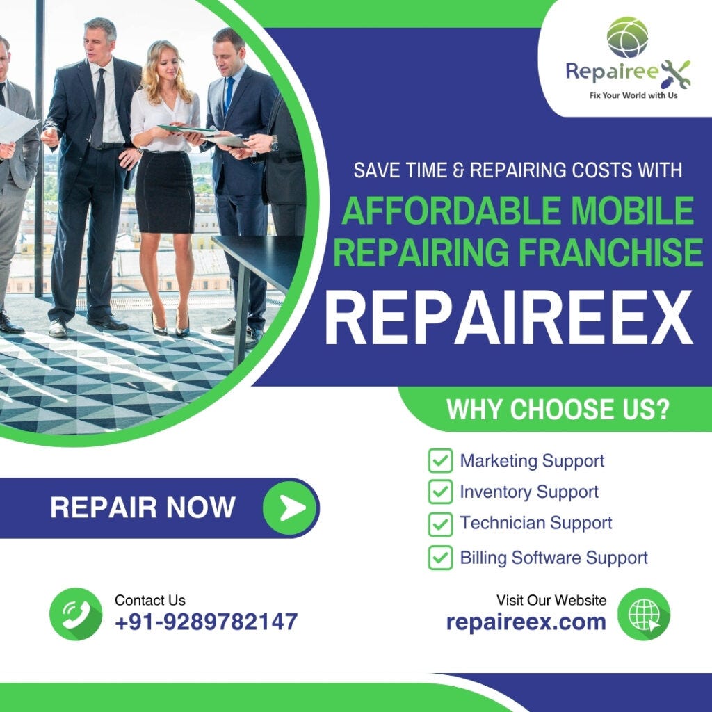 Explore opportunities with our affordable mobile repairing franchise. Start your journey with us for affordable price.