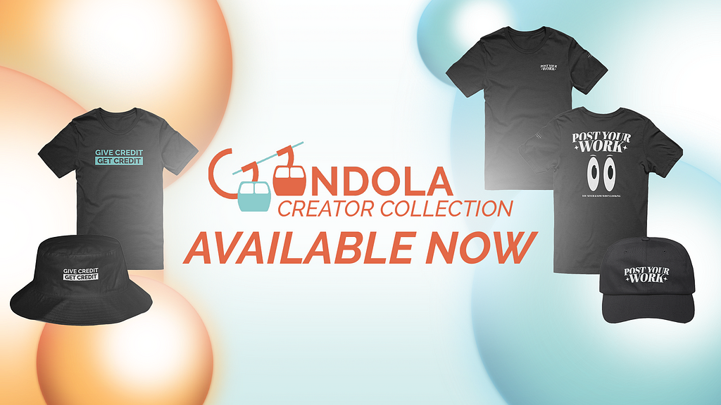 Gondola x Creator Collab Merch Collection