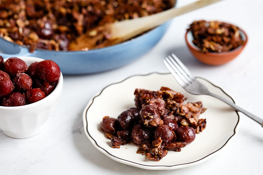nutrail cherry cobbler crisp recipe