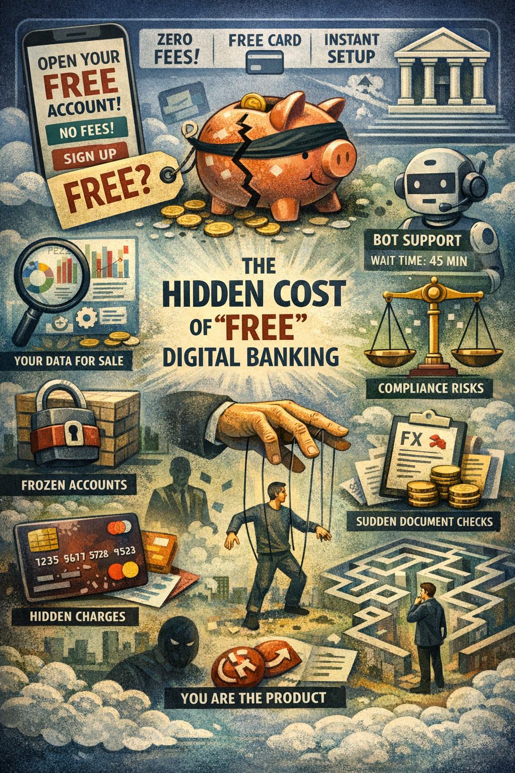 The Hidden Cost of “Free” Digital Banking Accounts
