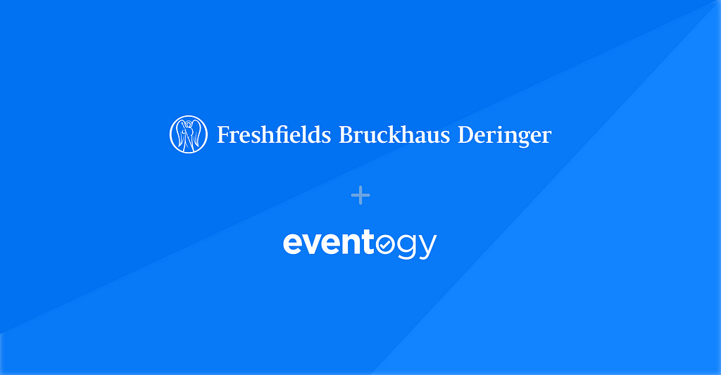 An image depicting the Eventogy and Freshfields logos.
