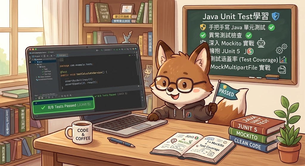【 Java Unit Test學習】- 文章目錄