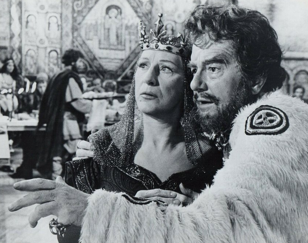 Dame Judith Anderson and Maurice Evans in a television production of “Macbeth,” Library of Congress: https://www.loc.gov/item/98517863/