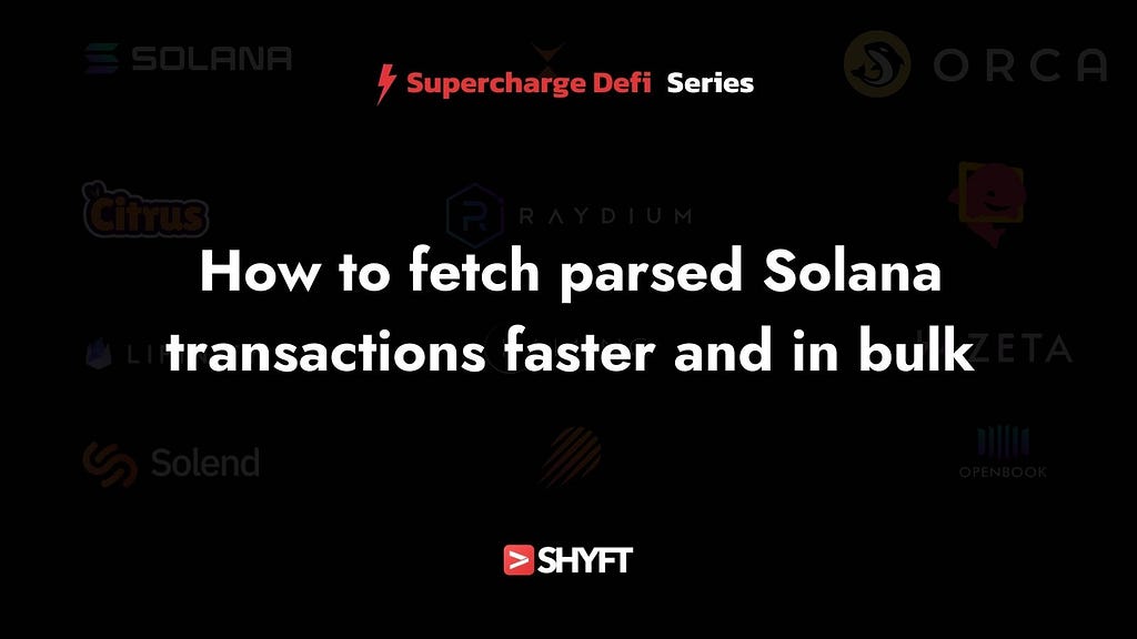 How to fetch and parse Solana Transactions Cover