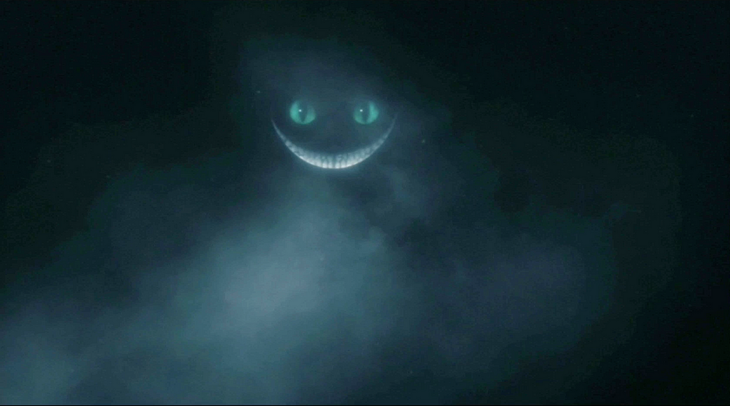 Cheshire Cat Crescent Smile — Tim Burton