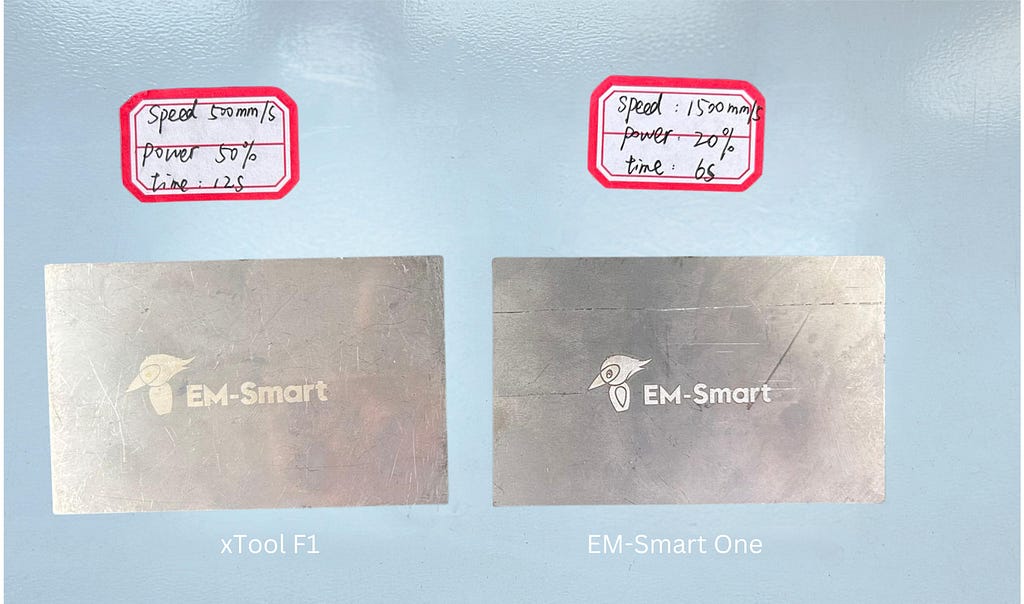 xTool VS Fiber Laser Stainless Steel Engraving