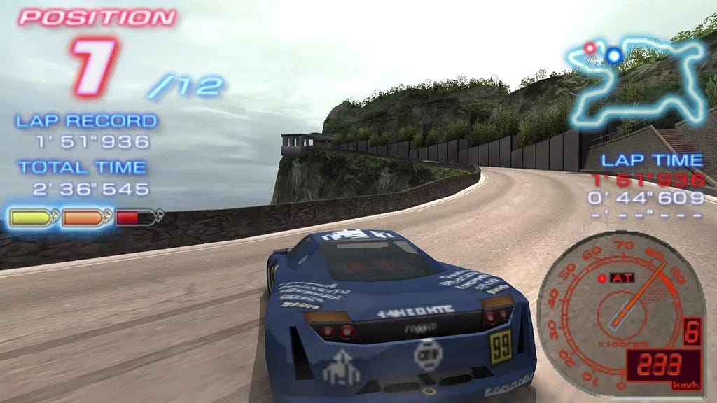 ridge racer 2 drifting psp