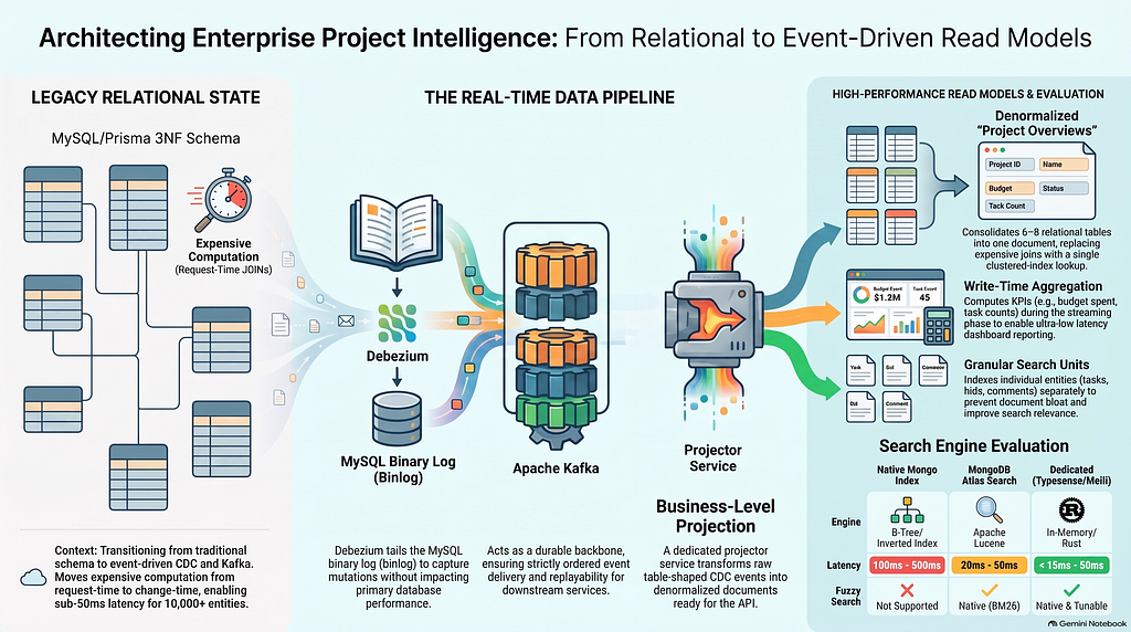 From 3NF MySQL to Fast Search: Building a CDC-Powered Read Model