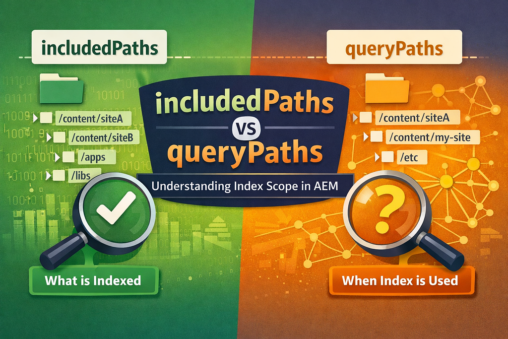 Thumbnail for includedPaths vs queryPaths: Understanding Index Scope in AEM