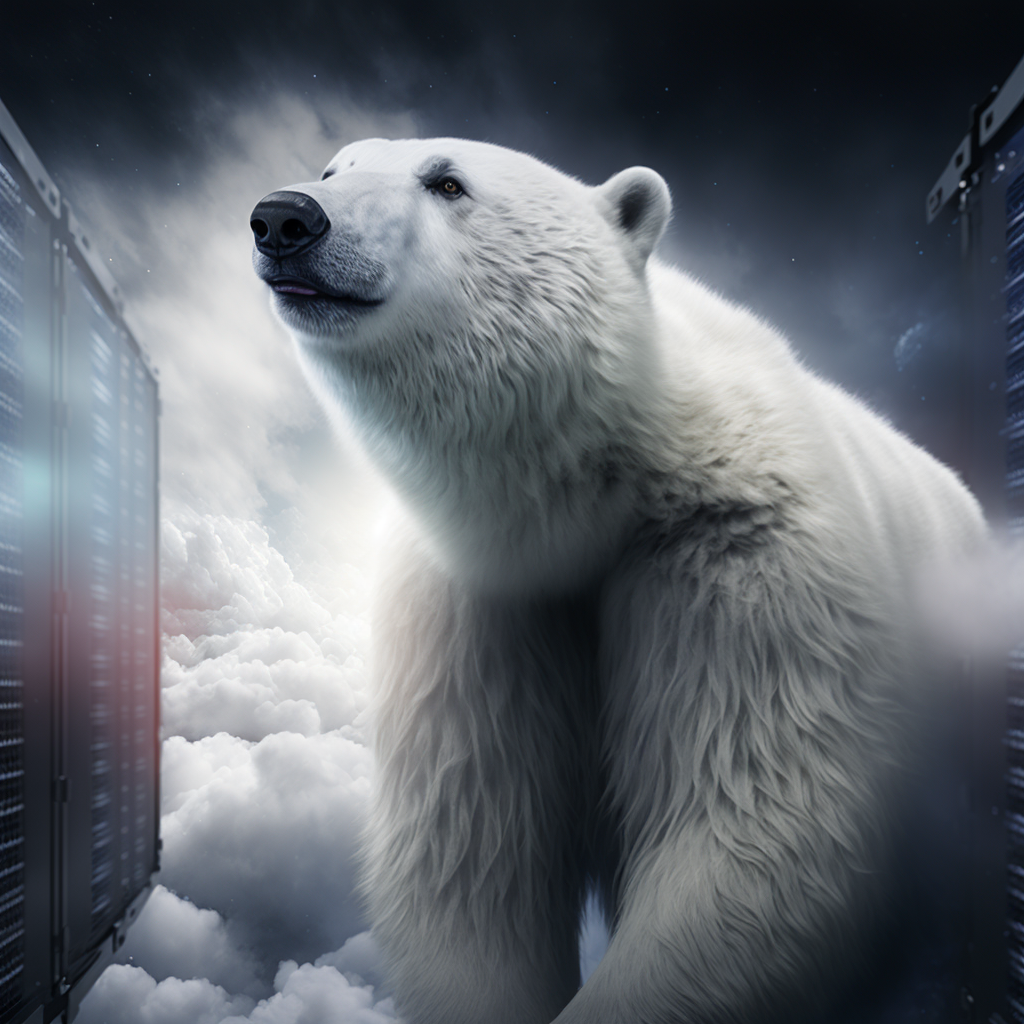 a polar bear protecting databases in the cloud