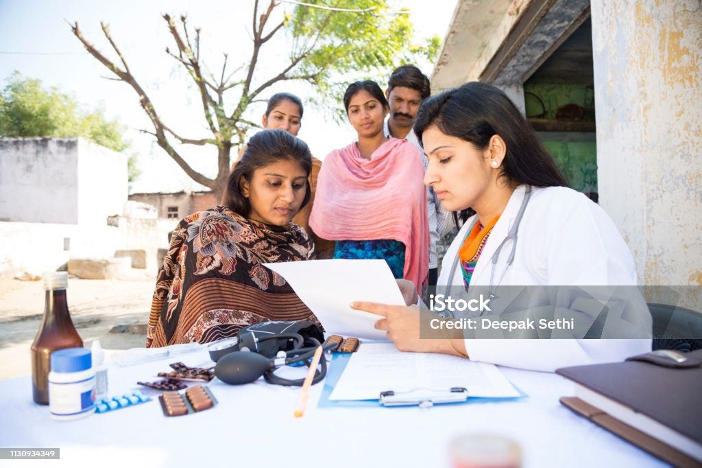 health checkup in villages for knowing rural health condition