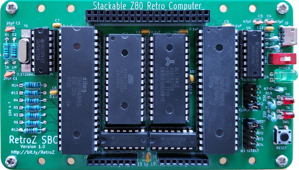 The RetroZ-SBC 1.0 Retrocomputer