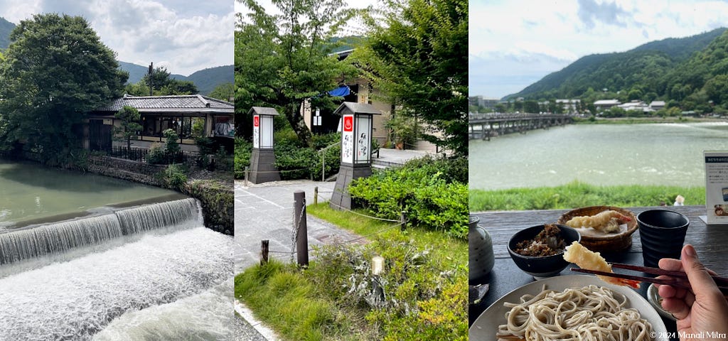 Scenes outside the Onsen and Soba Lunch