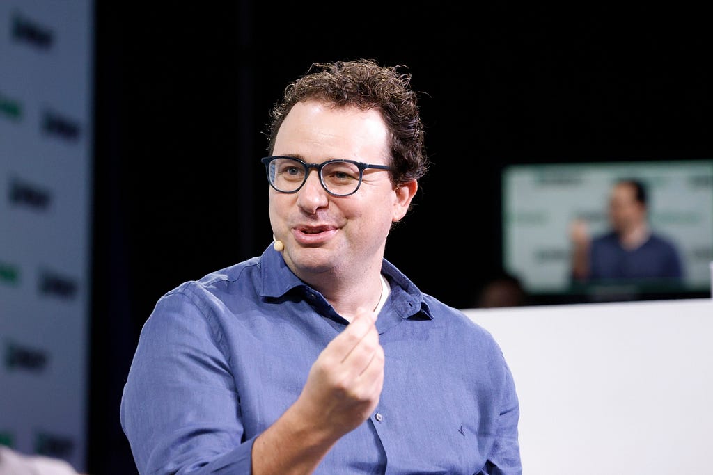 Anthropic CEO Dario Amodei at TechCrunch Disrupt 2023