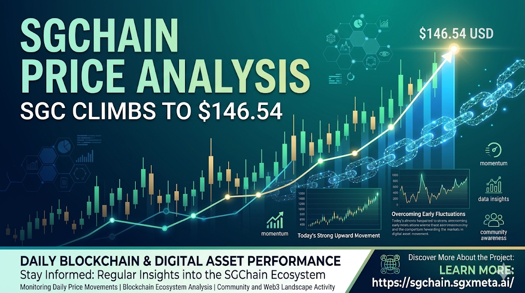 SGChain Price Analysis: SGC Climbs to $146.54