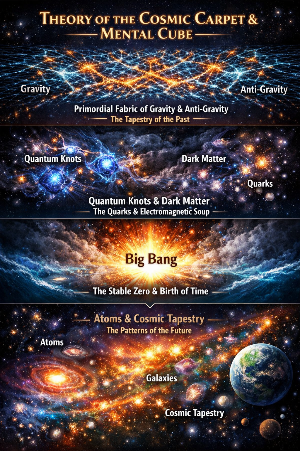 Title:The Cosmic Tapestry Framework: A Metaphorical-Structural Model f