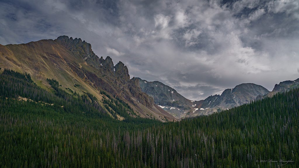 Nokhu Crags South of Cameron Pass, Colorado © 2023, Dean Wampler