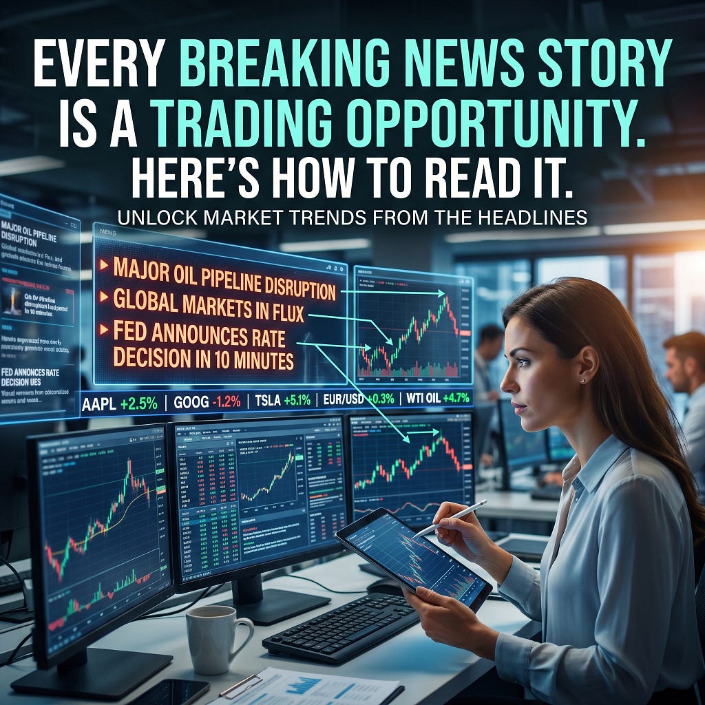 Every Breaking News Story Is a Trading Opportunity. Here’s How to Read It.