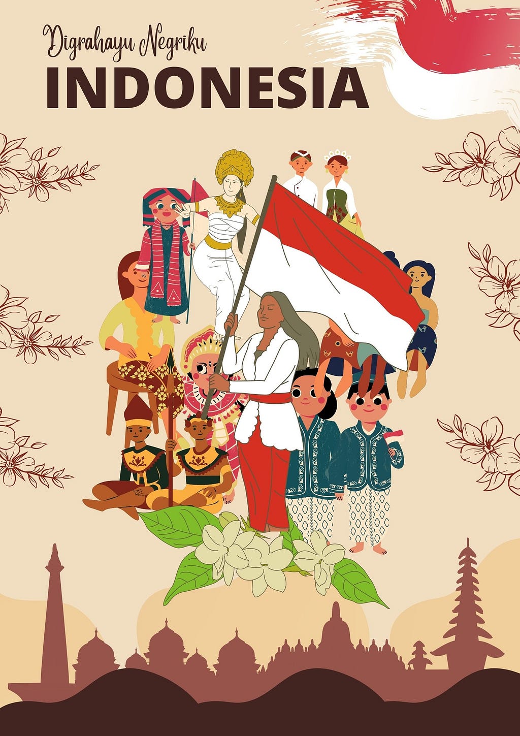 Contoh Poster Digrahayu Indonesiaku