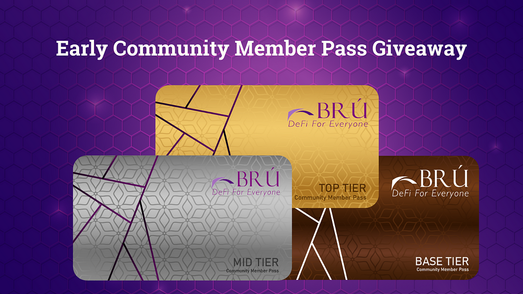 Bru Finance: Early Community Member Pass